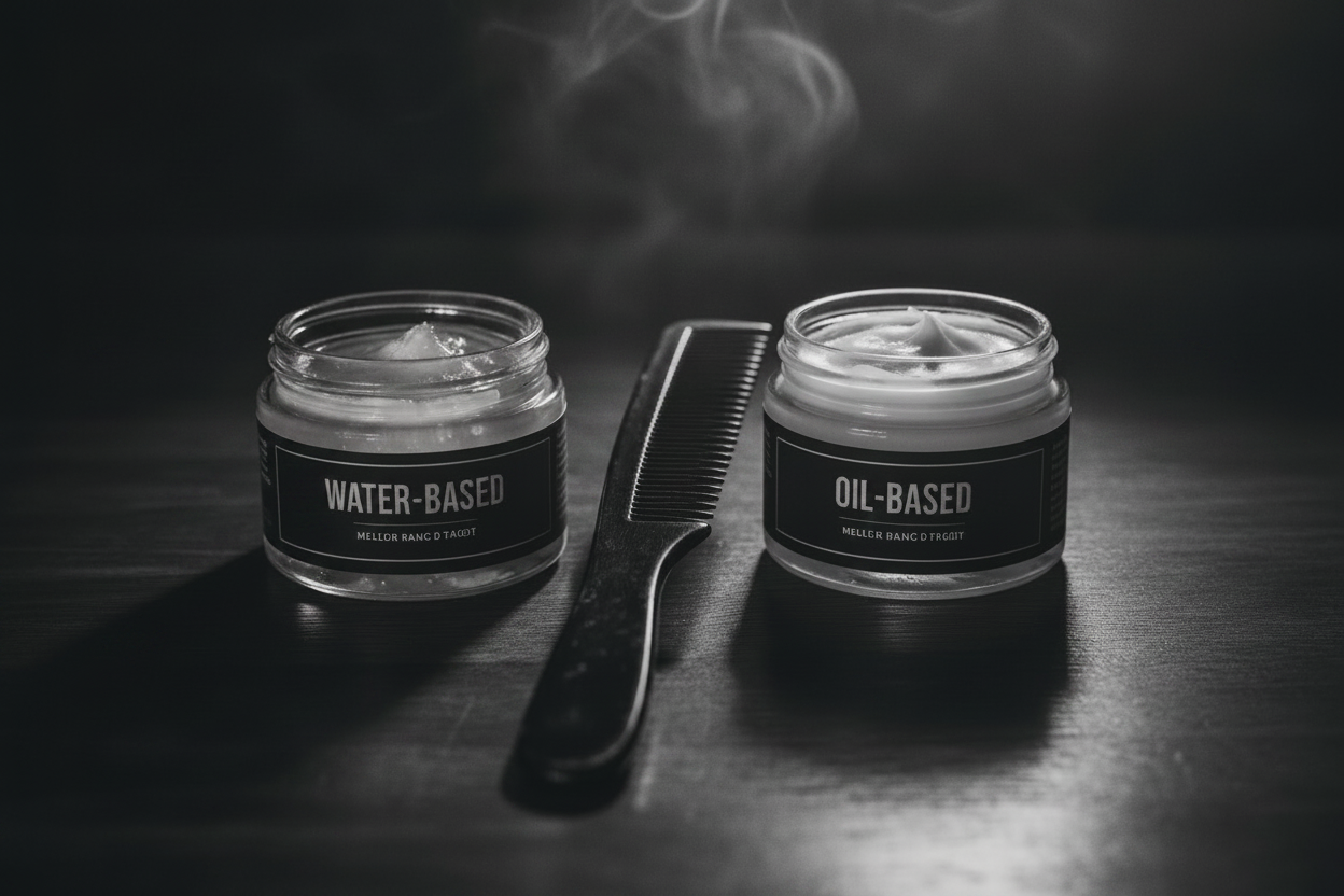 Water-Based vs Oil-Based Pomade: A Beginner's Guide