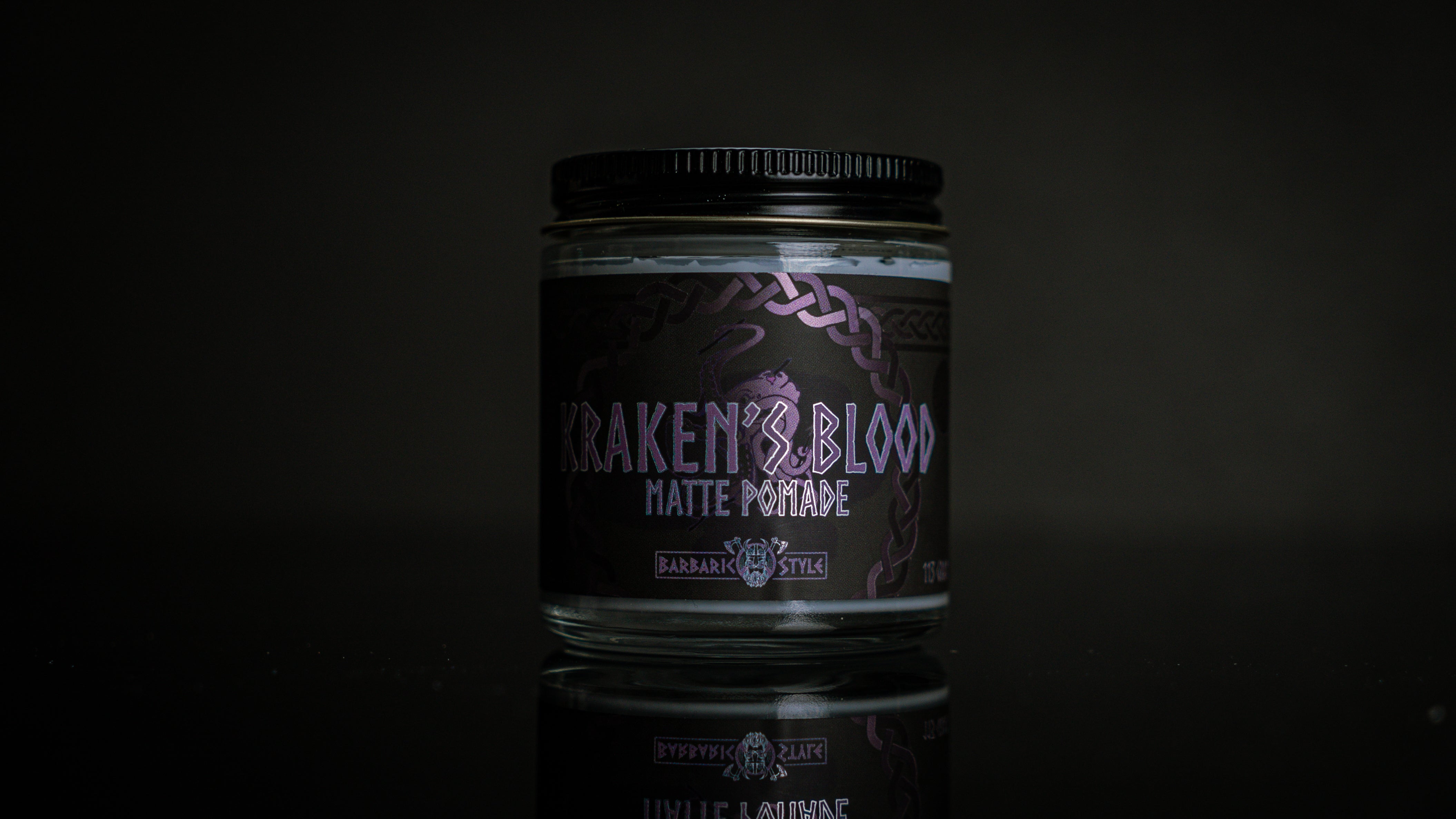 Kraken's Blood Matte Pomade | Barbaric Style