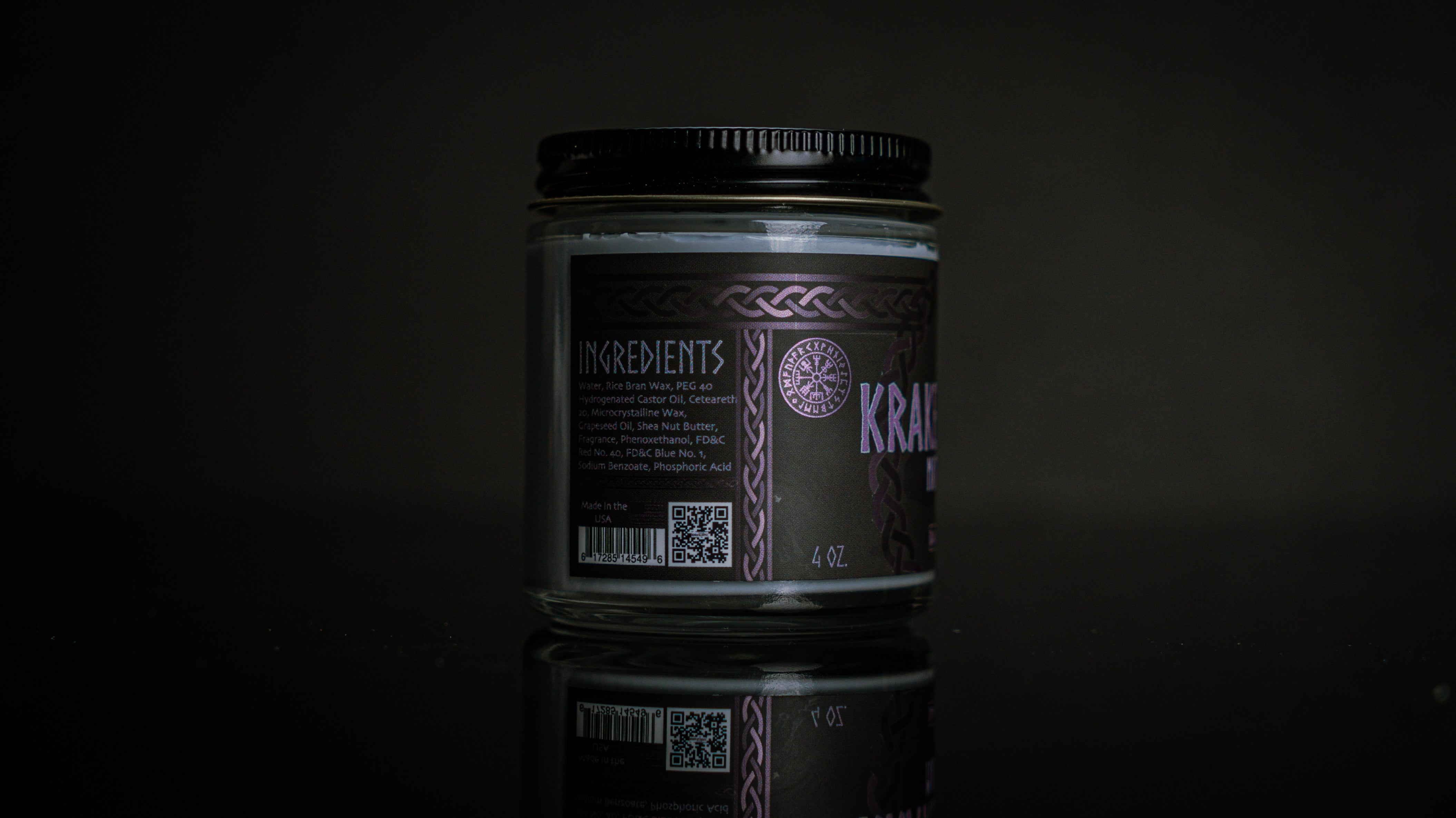 Kraken's Blood Matte Pomade | Barbaric Style