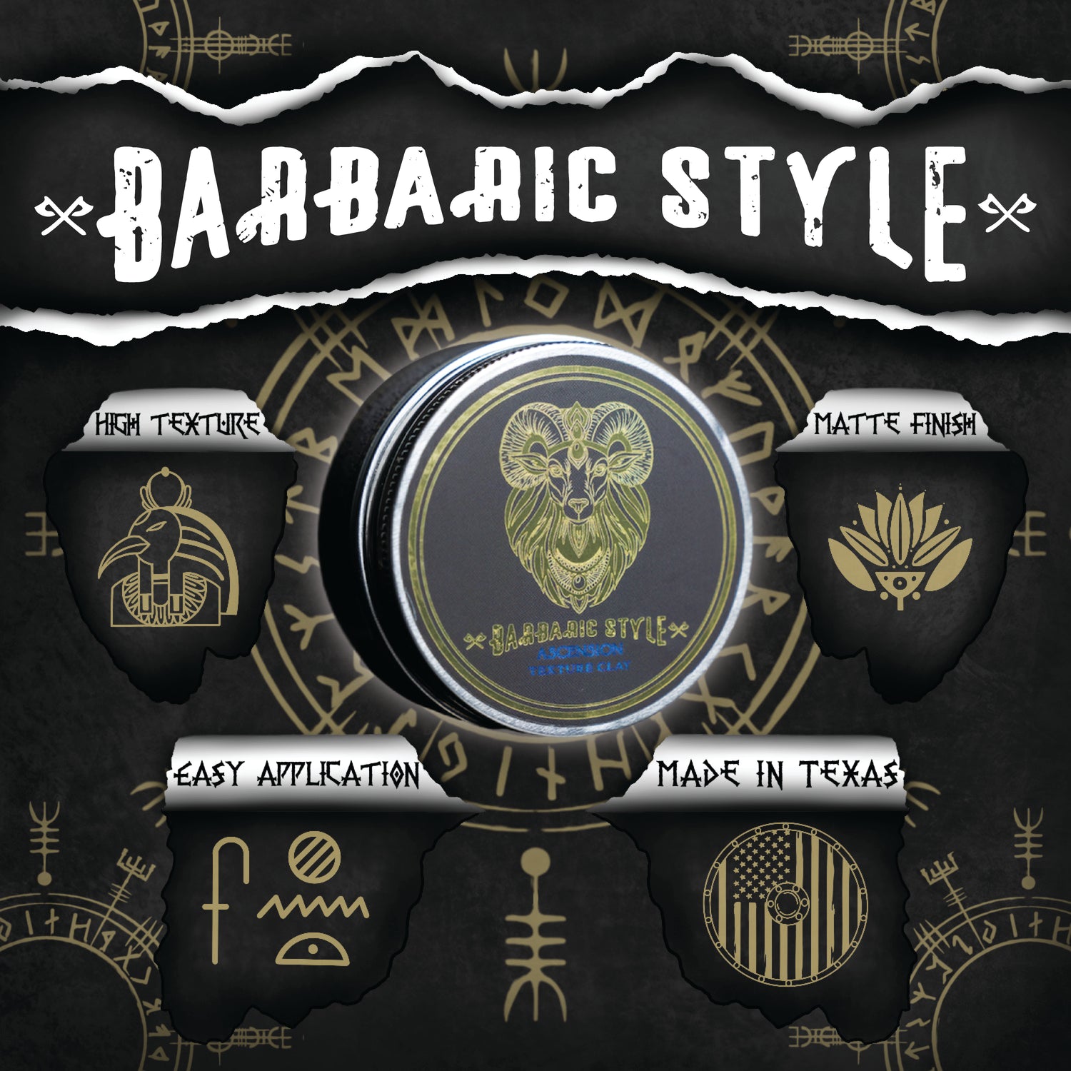 Ascension Texture Clay | Barbaric Style