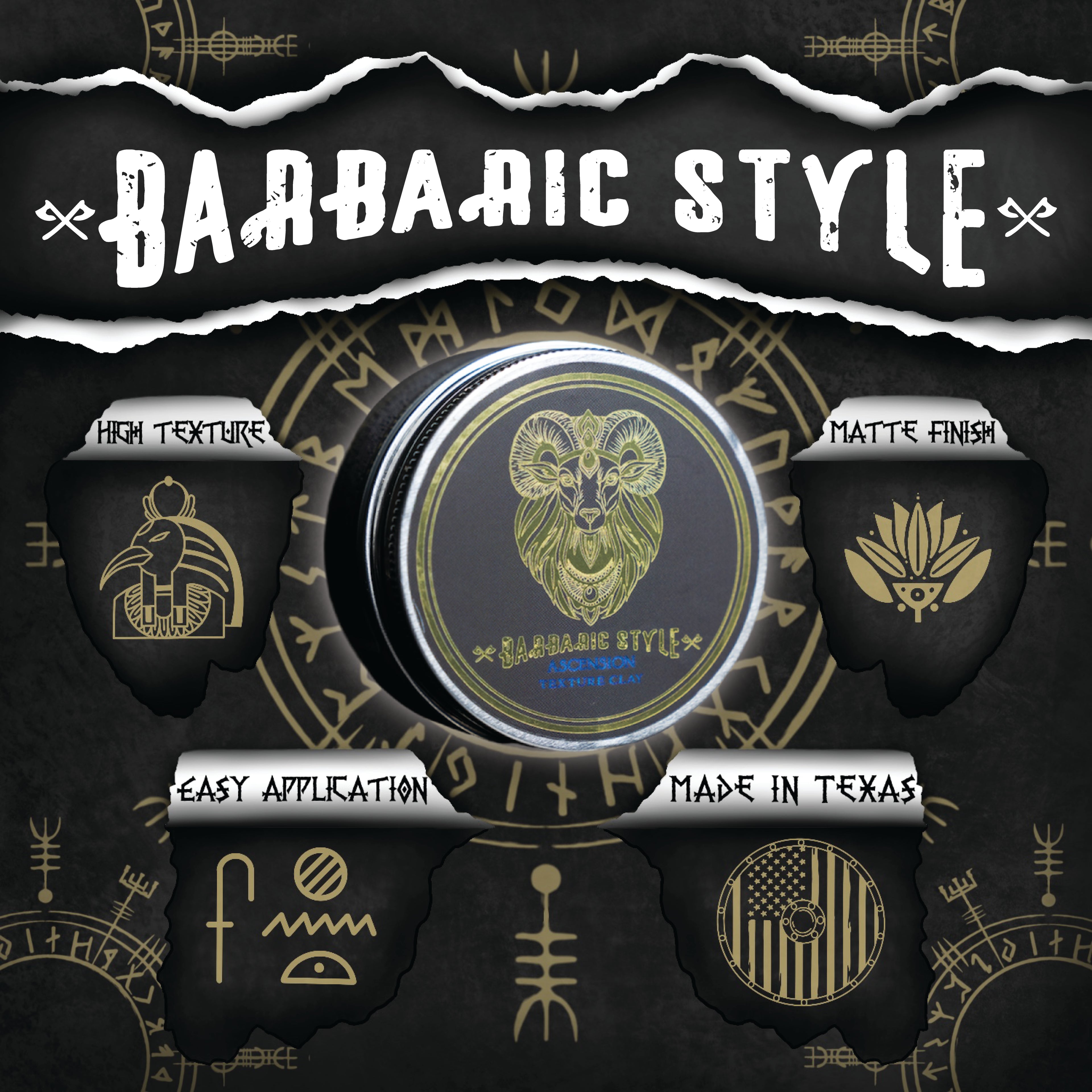 Ascension Texture Clay | Barbaric Style