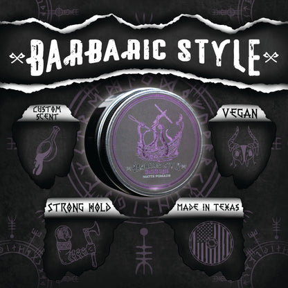 Krakens Blood Matte Pomade | Barbaric Style
