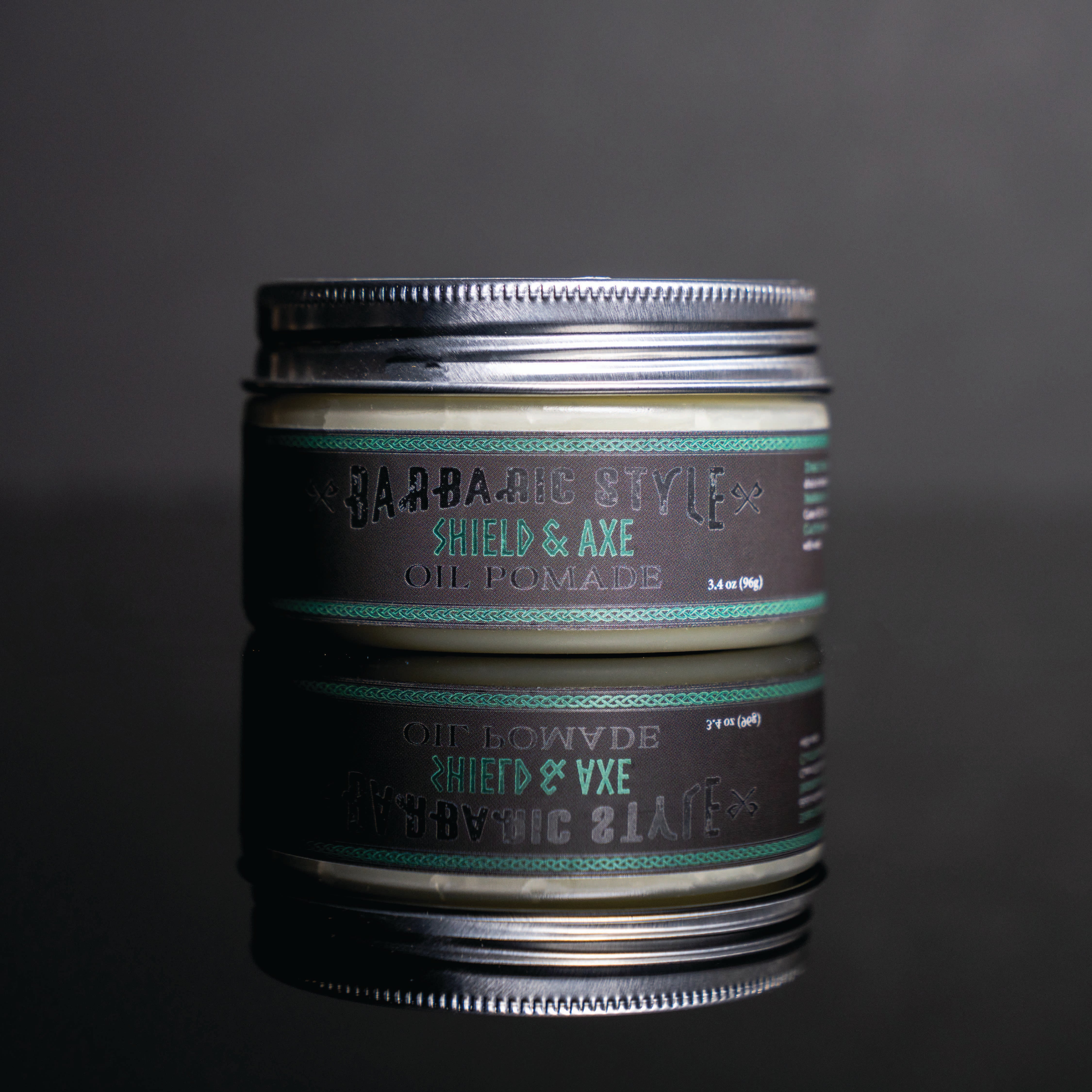 Shield and Axe Oil Pomade | Barbaric Style