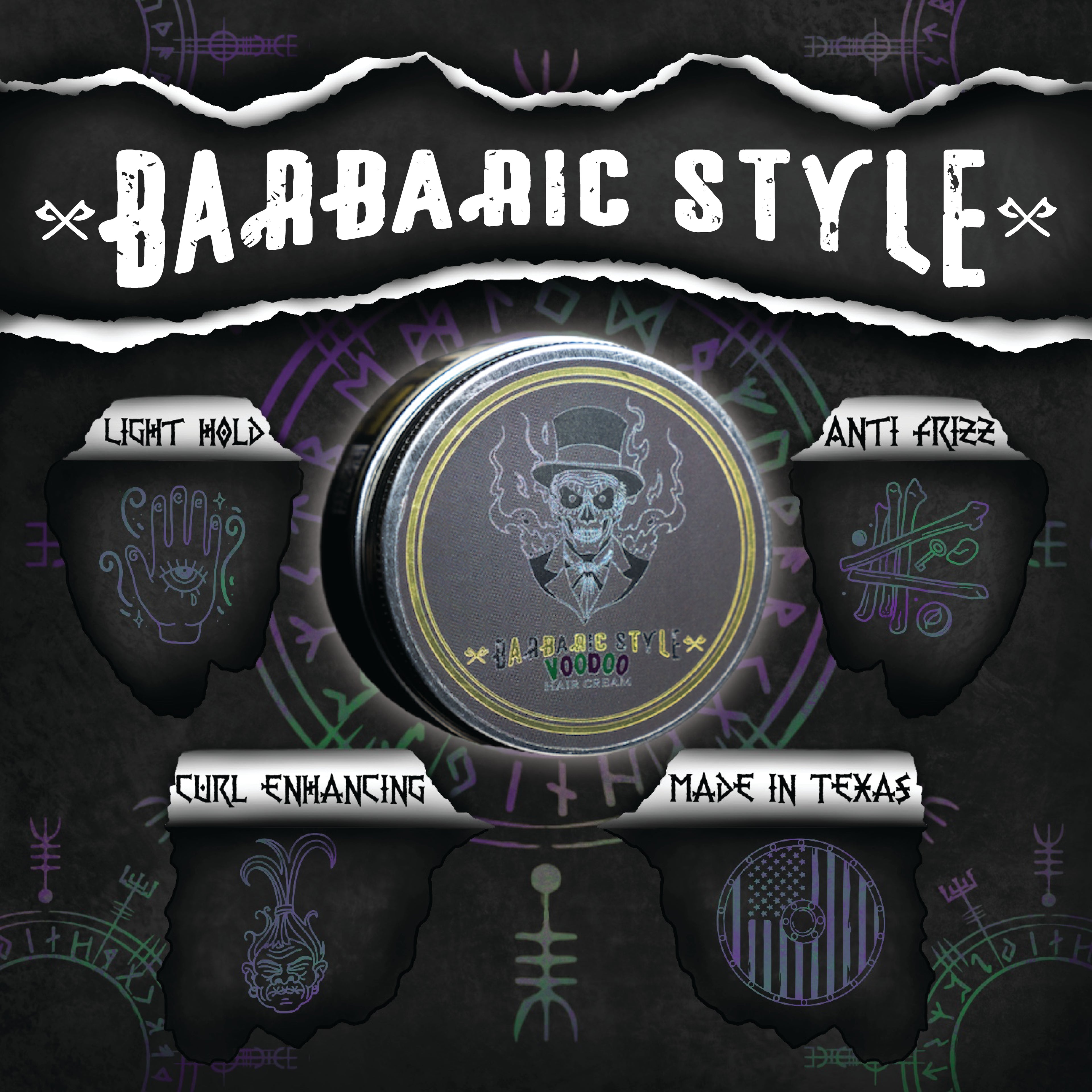 Voodoo Hair Cream | Barbaric Style