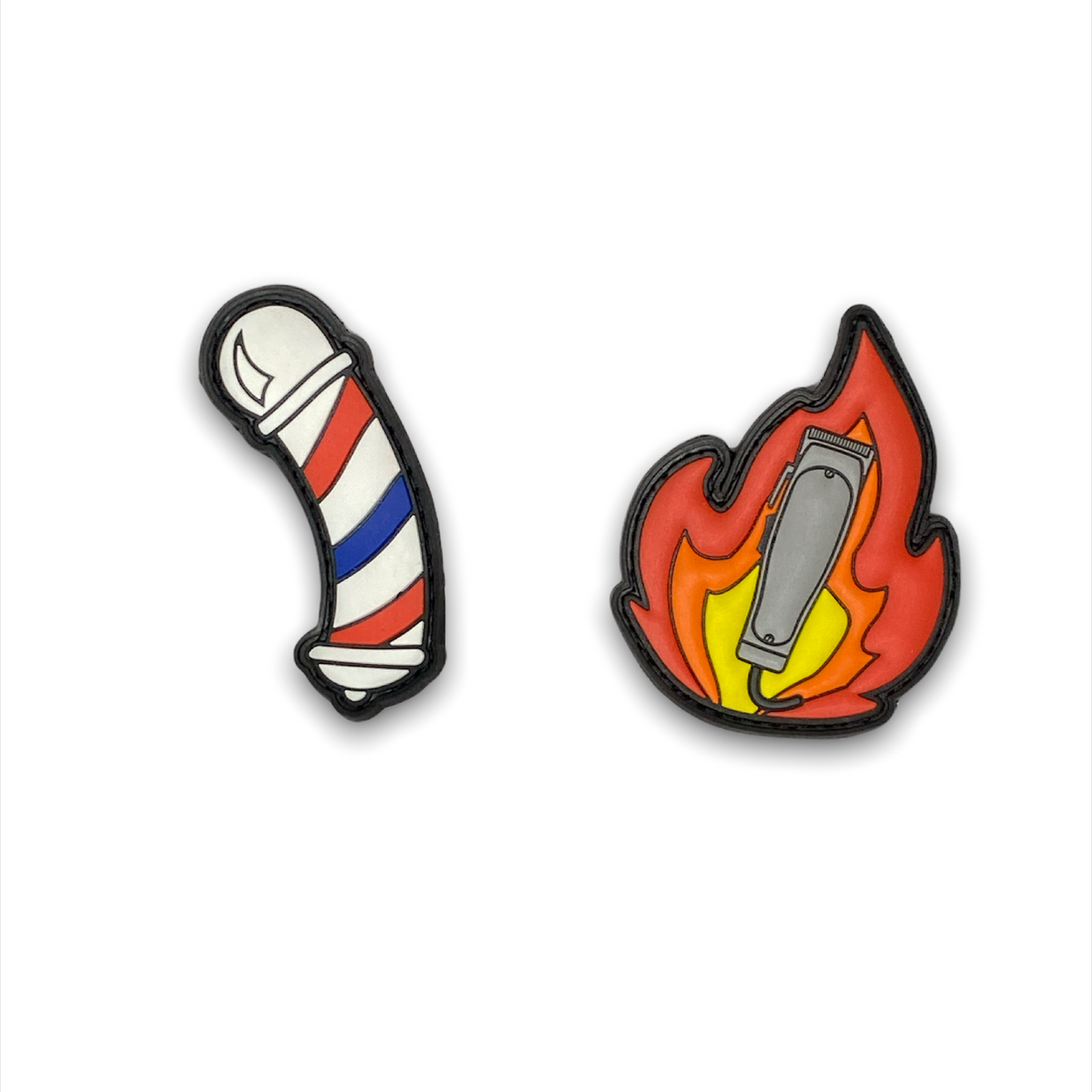 Barber Patches Pack - PVC Patches Pack | Barbaric Style